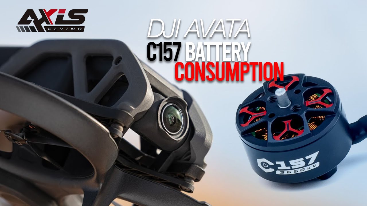 AXISFLYING C157 for DJI AVATA : more power! how about battery consumption? (full flight)
