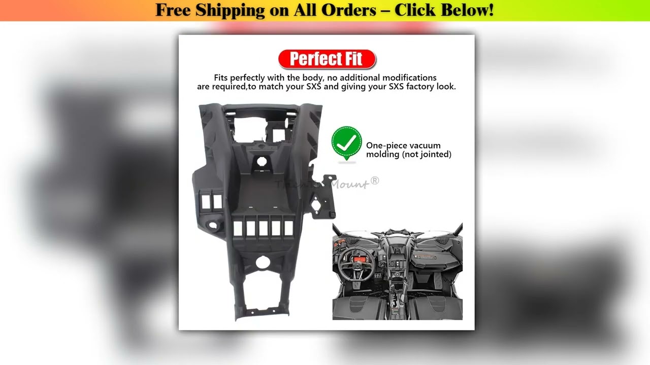 UTV Accessories Dashboard Control Kit For Can-Am Maverick X3 Max Turbo R XDS DPS 900
