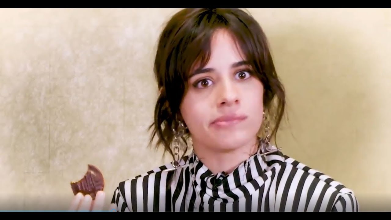 Camila Cabello eating FOOD