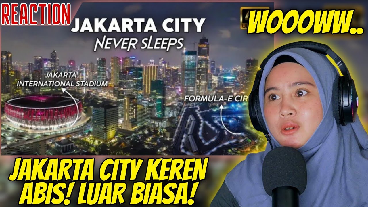 BIKIN TERKAGUM-KAGUM‼️JAKARTA CITY NEVER SLEEPS 😍 | MALAYSIAN🇲🇾REACTION