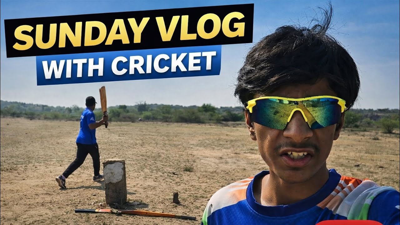 Sunday vlog 🏏#Sunday #vlog #youtube #bhuj #minivlog #kuchh #explorepage @JokeBuzz_with_Tauu insta id