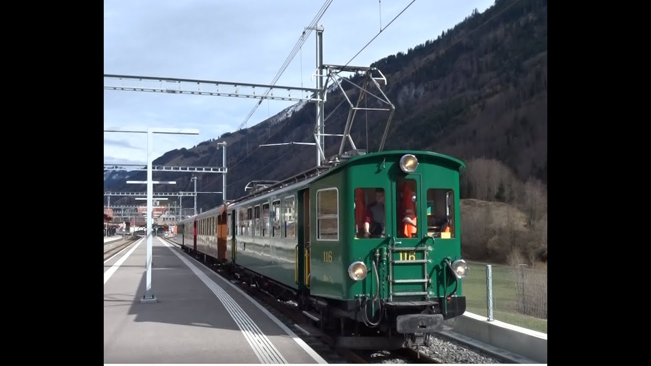 GFM Historique - Train Fondue Gryères - TPF (GFM) Historischer Triebwagen CEG Be 4/4 116