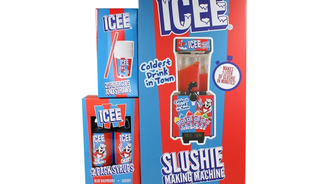 Icee Slushie Making Machine Unboxing Toy Review