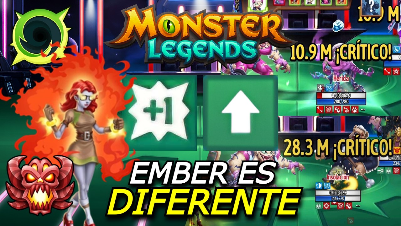 EMBER NIVEL 150 (R5) ¿EXCLUSIVA PARA KATIALIFTS? | Combates PvP - Monster legends