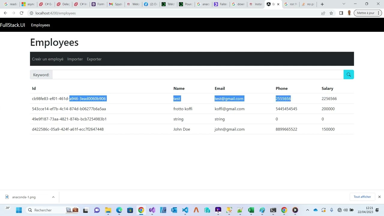 Angular CLI 15 & .Net 6