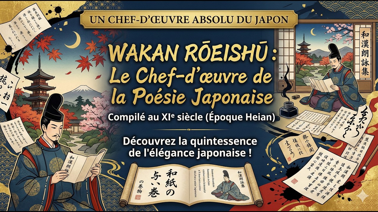 Thérapie par la poésie: La «Playlist» japonaise de 1000 ans(Wakan Roeishu) pour apaiser votre esprit