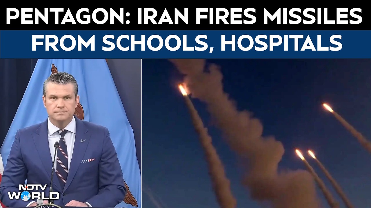 Iran Israel War | Hegseth Claims Iran Using Schools, Hospitals For Missiles