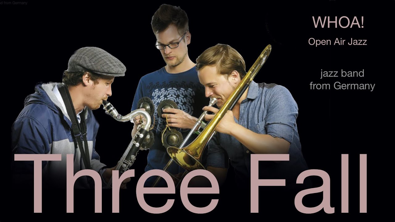 Open Air Jazz Festival. THREE FALL. German Jazz. Lutz Streun, Til Schneider, Sebastian Winne.