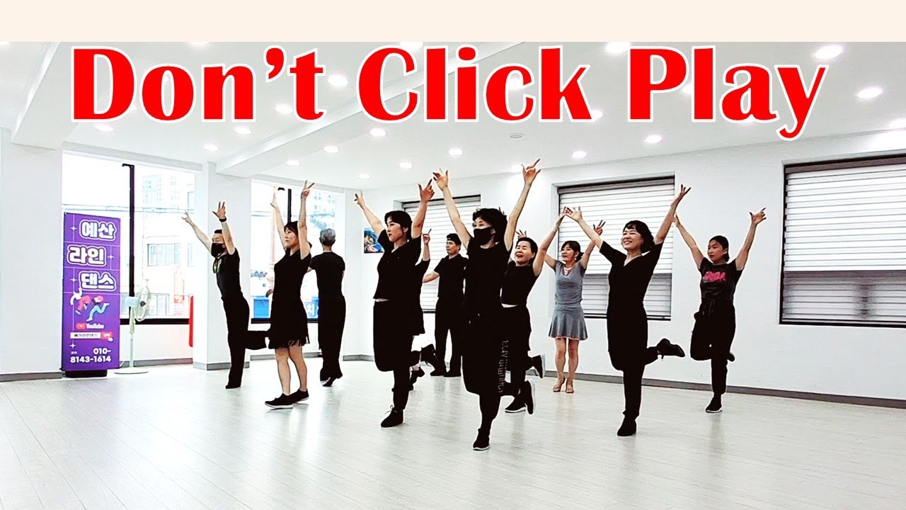 [중급] Don't Click Play - Linedance  - September 2025