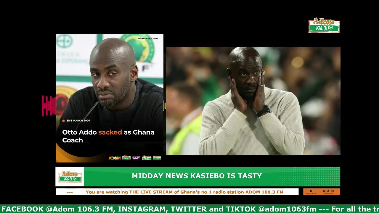 Midday News Kasiebo Is Tasty on Adom 106.3 FM (31-03-26)