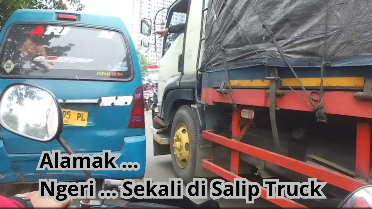 Perjalanan Menuju Pulang  disalip Truck #part2