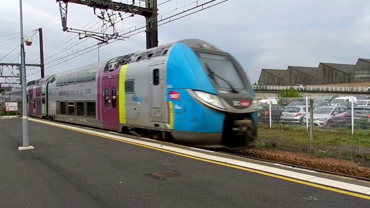 TGV, TER : Z7300, Régio 2N, Régiolis & Intercités en Gare de Tours & St-pierre-des-corps.