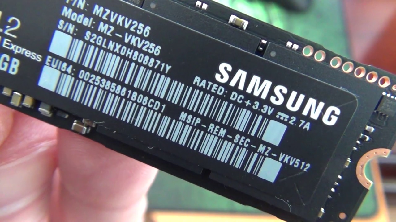 SSD Samsung 950 PRO 256GB PCI Express x4 M 2 2280 Unboxing