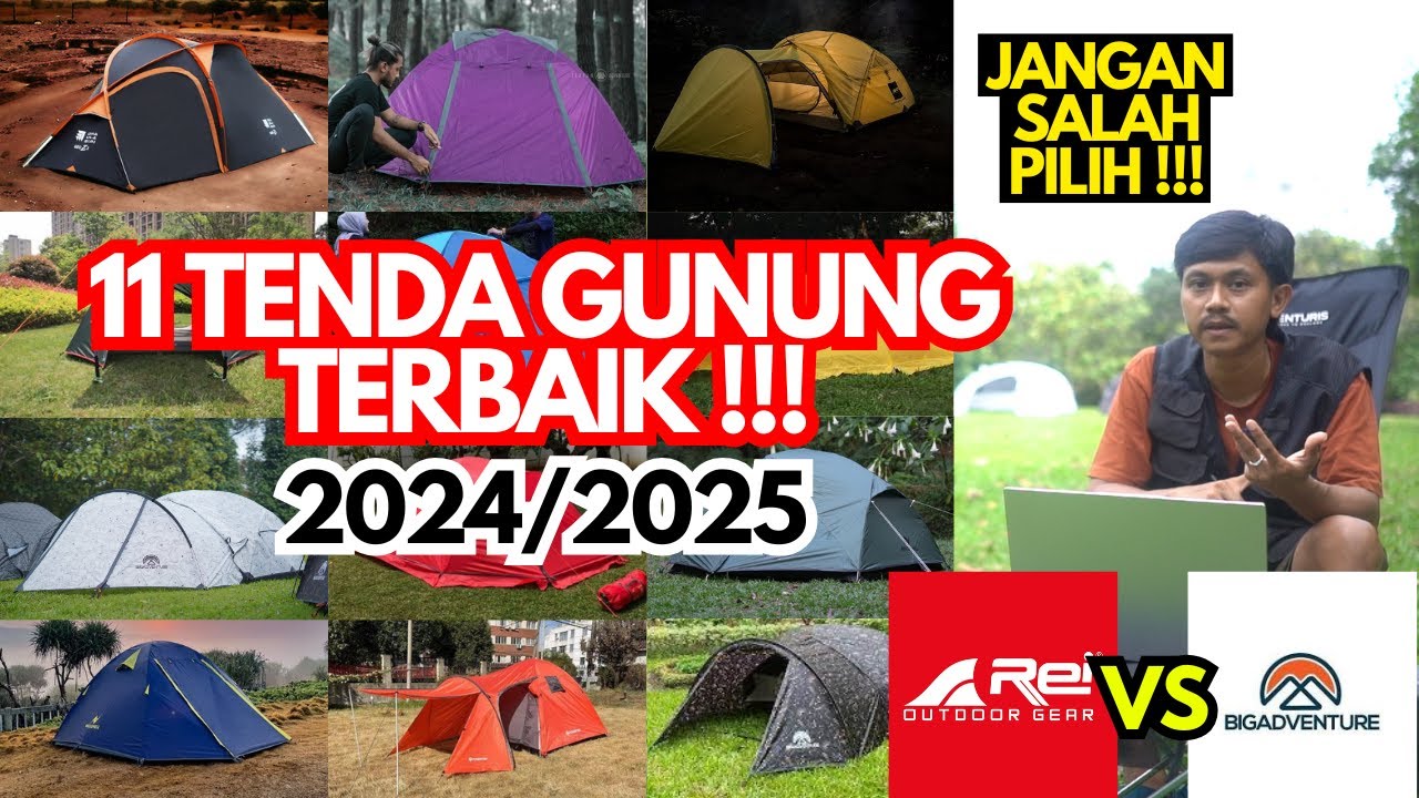 11 TENDA GUNUNG TERBAIK 2024/2025 !!!