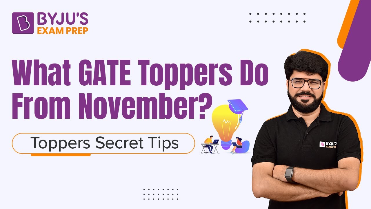 Чем занимаются лучшие участники GATE с ноября? | Идеальная стратегия подготовки к GATE 2023 | Под...