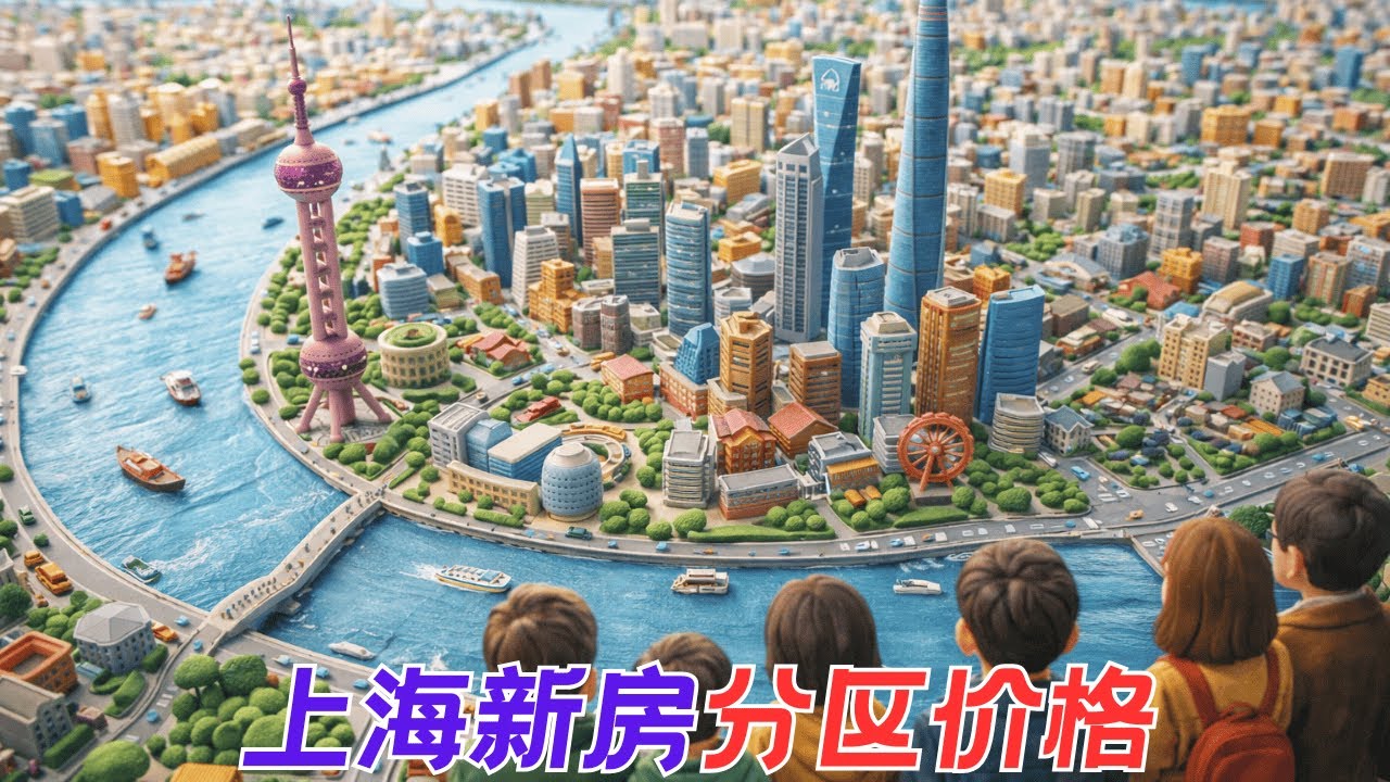 上海各区的新房房价排名来了 来看看2025年底上海新房房价的三个梯队 【昆哥看房产EP236】