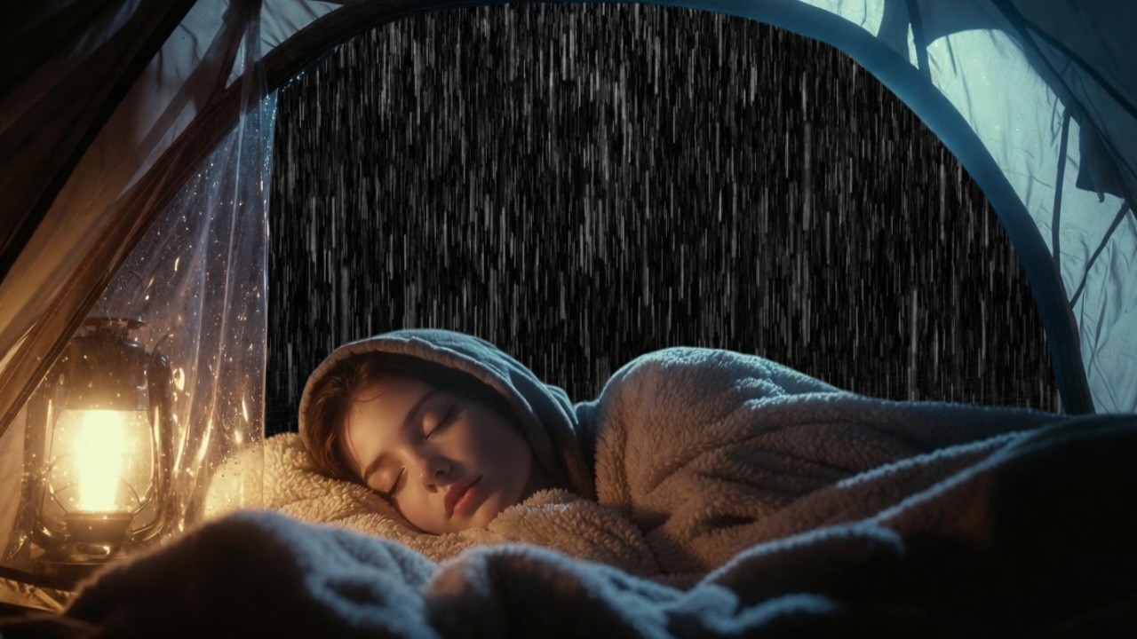 Calming Rain Sounds 🌧️ | Rainforest Night Ambience for Sleeping