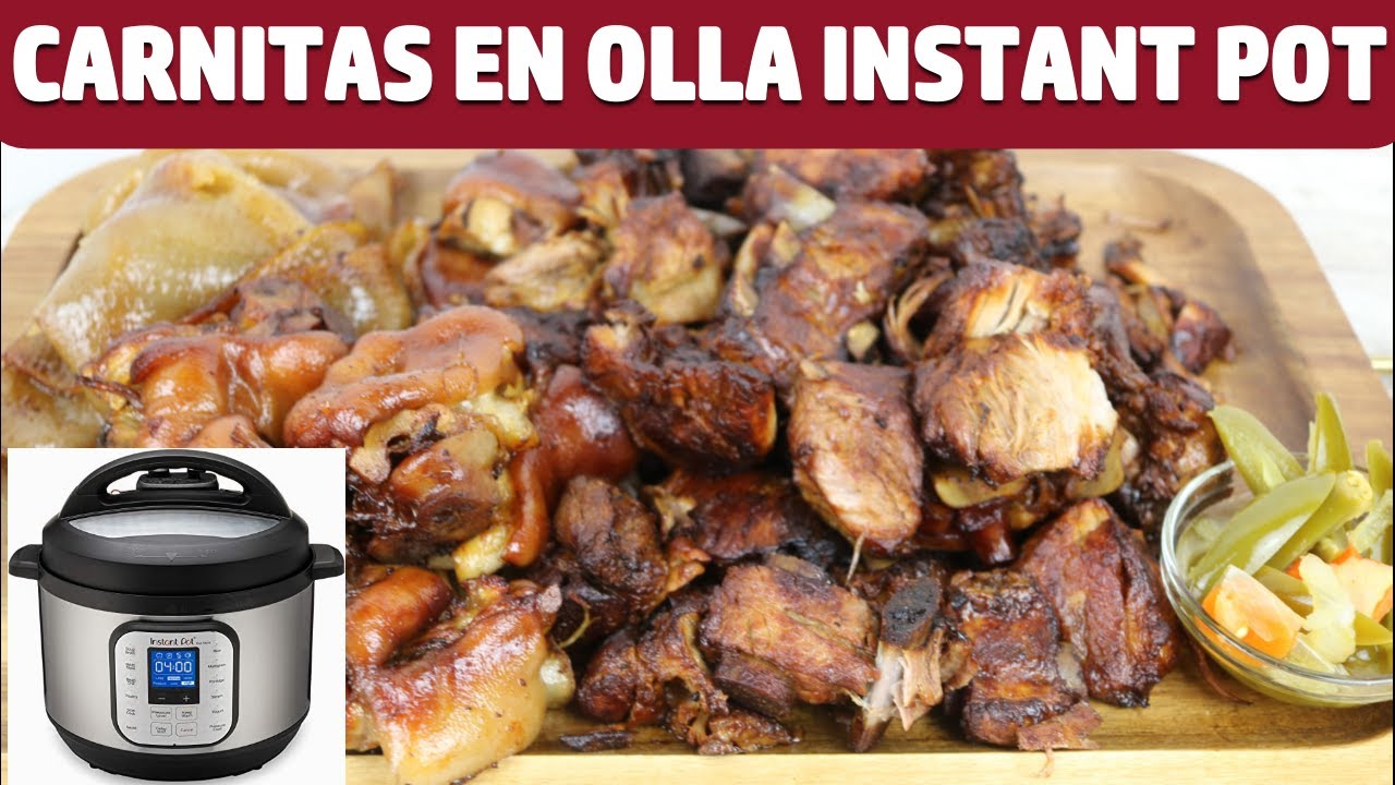 CARNITAS  EN OLLA INSTANT  POT//COCINA Y MAS CON ARMIDA