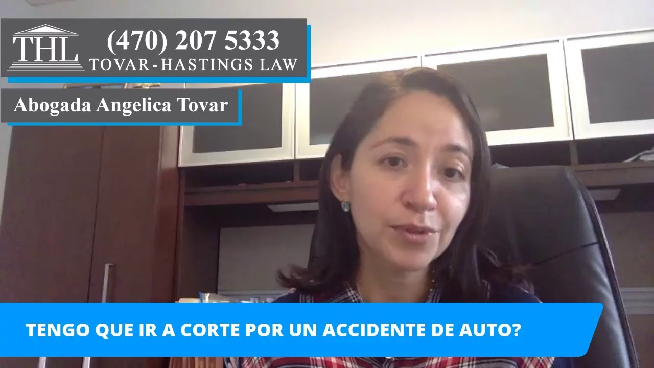 Tengo que ir a corte por un caso de accidente?