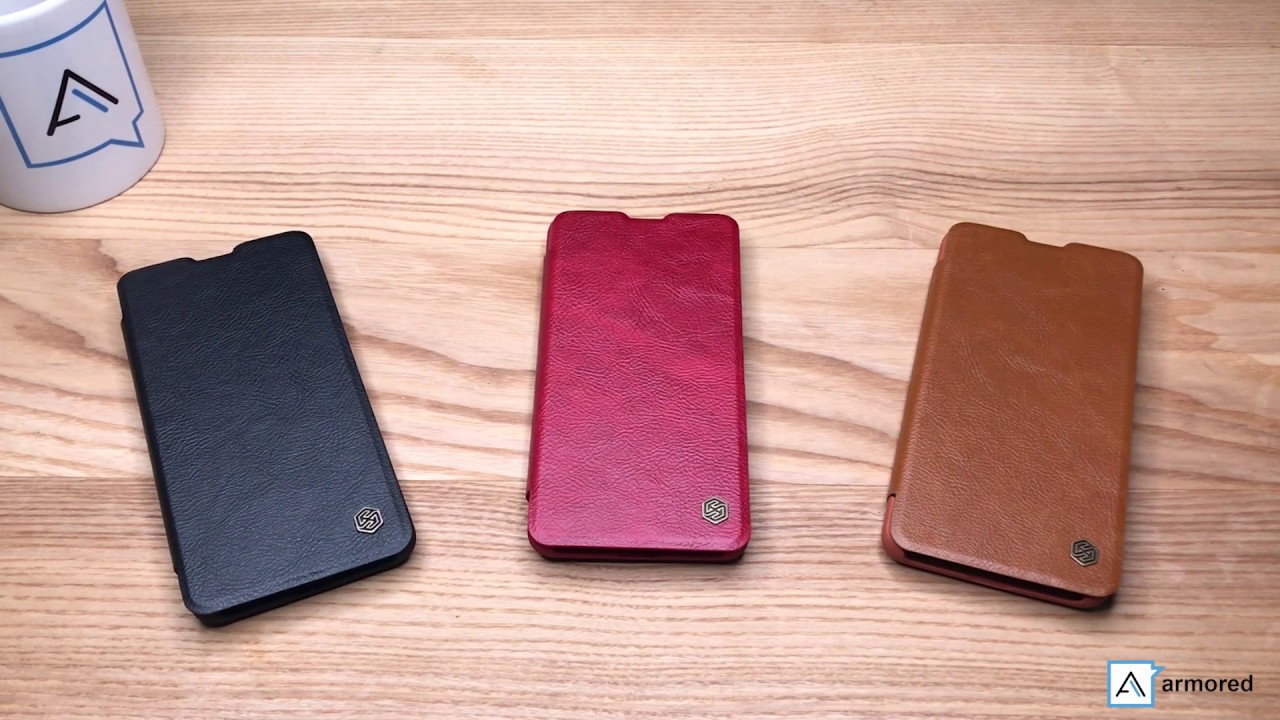 Кожаный чехол (книжка) Nillkin Qin Series для Xiaomi Redmi K20