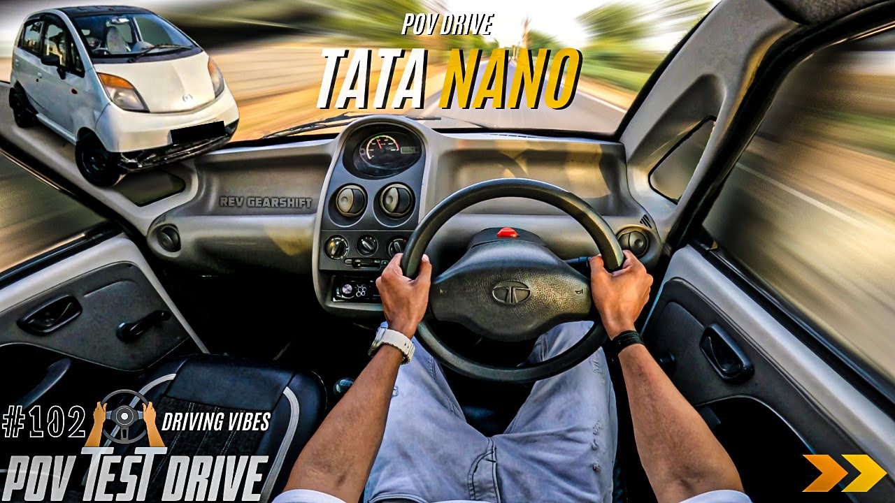 2011 TATA NANO | CX | 624CC 37BHP | POV Drive #102 | NANO | 4K | REV GEARSHIFT #tata #nano #tatanano