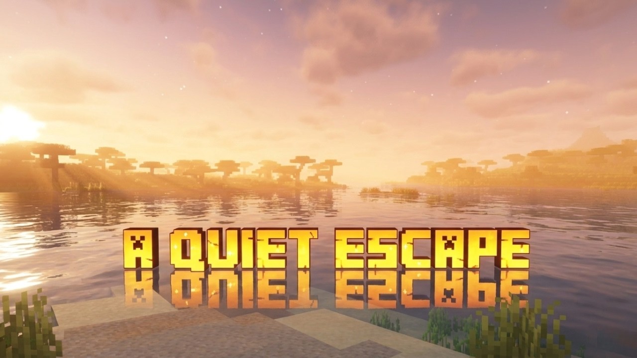 A Quiet Escape | Ambient Walk for Sleepless Nights | MineCraft Walk