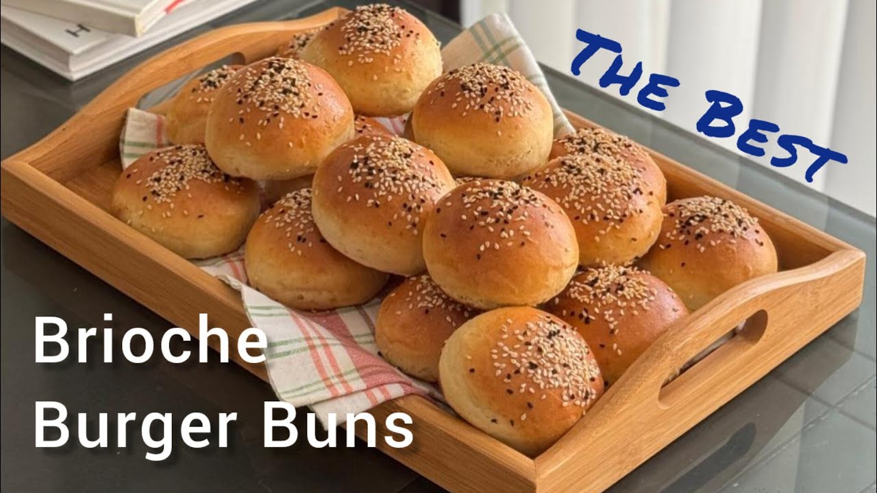Soft Brioche Burger Buns: Fluffy and Perfect