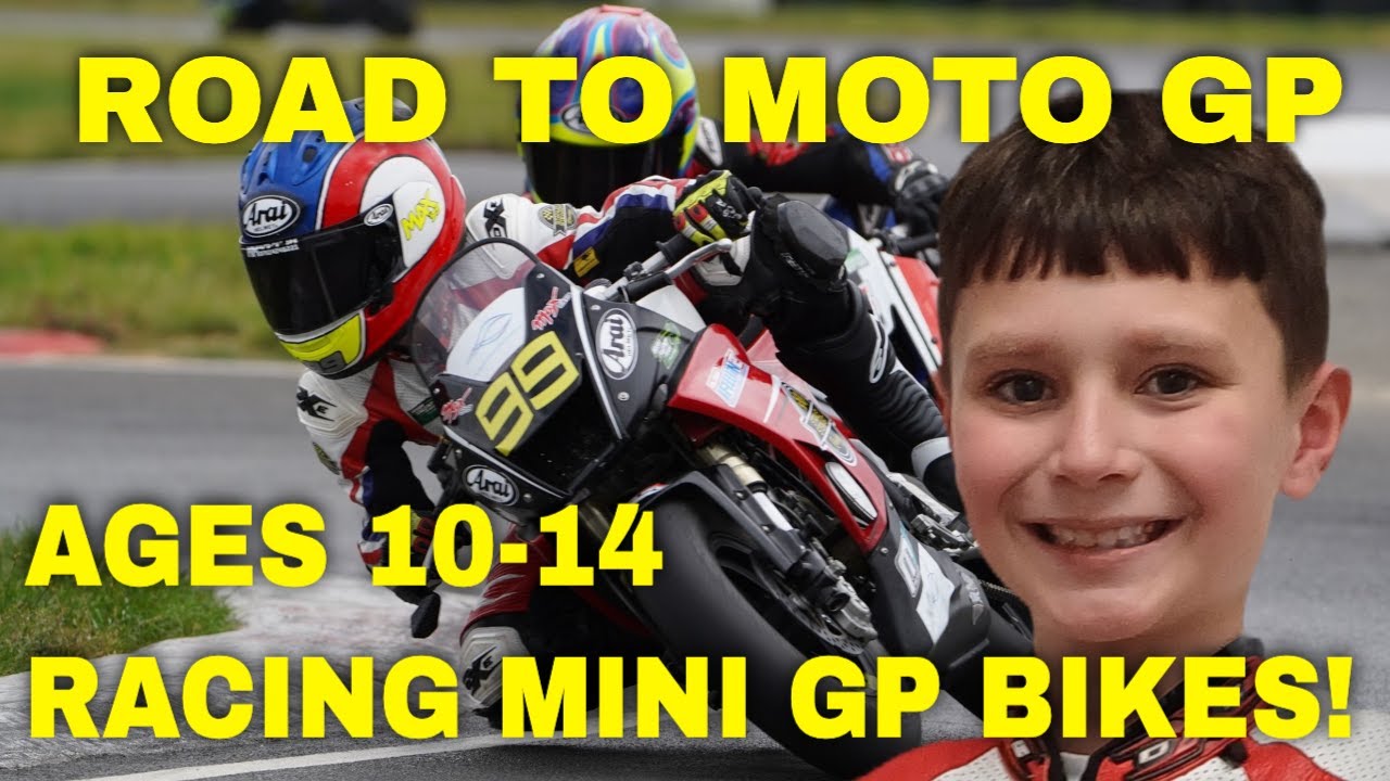 Road to Moto GP Series: Ages 10-14 in Mini GP 160/50 Race 1, Teesside Rd 2