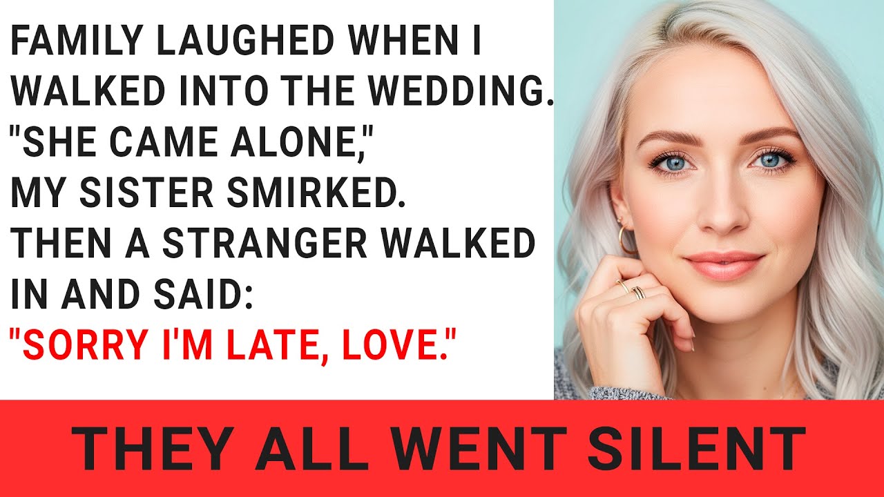 Family Laughed When I Walked Into The Wedding Alone  — But A Stranger Walked In… They Froze