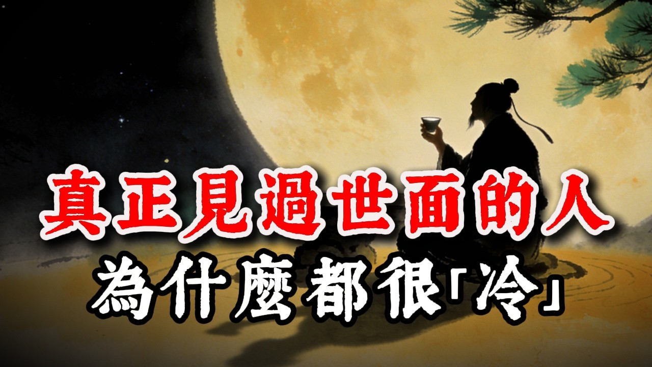 為什麼見過世面的人，通常都很『冷』？不僅僅是高冷，真相比你想像的更扎心！#人生感悟 #智慧 #人間心理 #人情世故 #情感 #思維大全 #底層邏輯 #心理學博士 #心理學 #谋略智慧