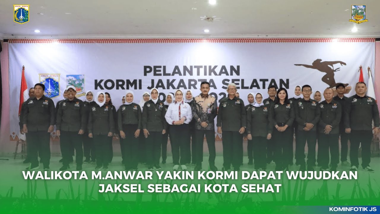 WALIKOTA M.ANWAR YAKIN KORMI DAPAT WUJUDKANJAKSEL SEBAGAI KOTA SEHAT