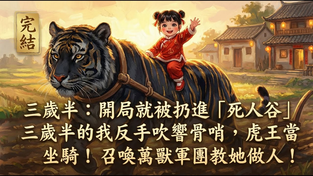 【一口气听完】三歲半：開局就被惡毒大伯母扔進「死人谷」馭獸，三歲半：我反手吹響骨哨，召喚萬獸軍團教她做人！虎王給我當坐騎！