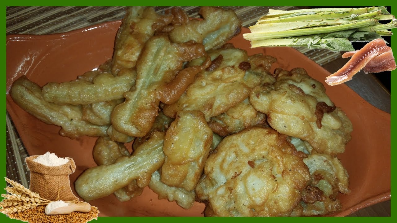 Cardi in pastella e Frittelle di cardi e acciughe