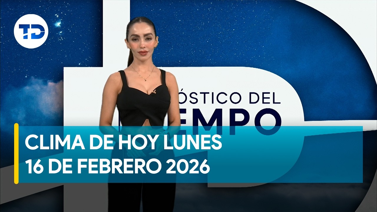 Pronóstico del tiempo para Costa Rica 16 de febrero de 2026, con Emily Quiñones