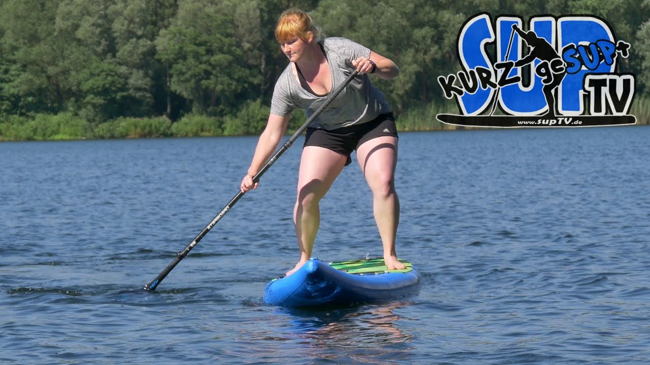 SUP-Board lenken // Bogenschlag & Stoppschlag // Tutorial // #kurzgeSUPt #10