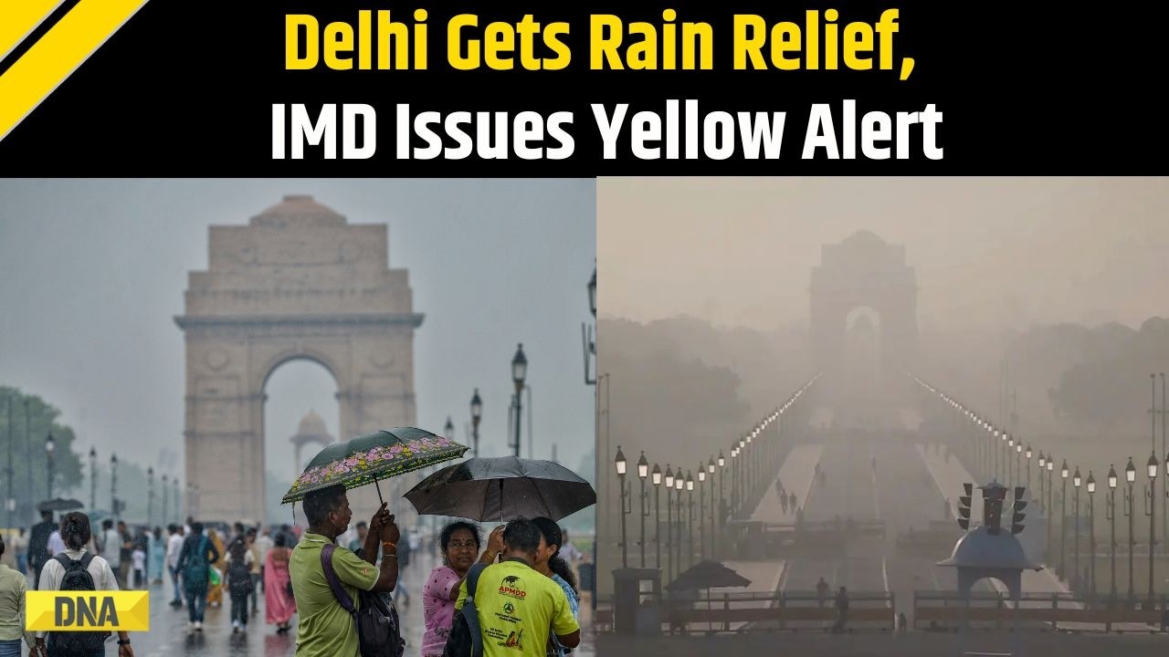 Delhi Rains: Rain Brings Relief From Heat, IMD Issues Yellow Alert | Weather Update