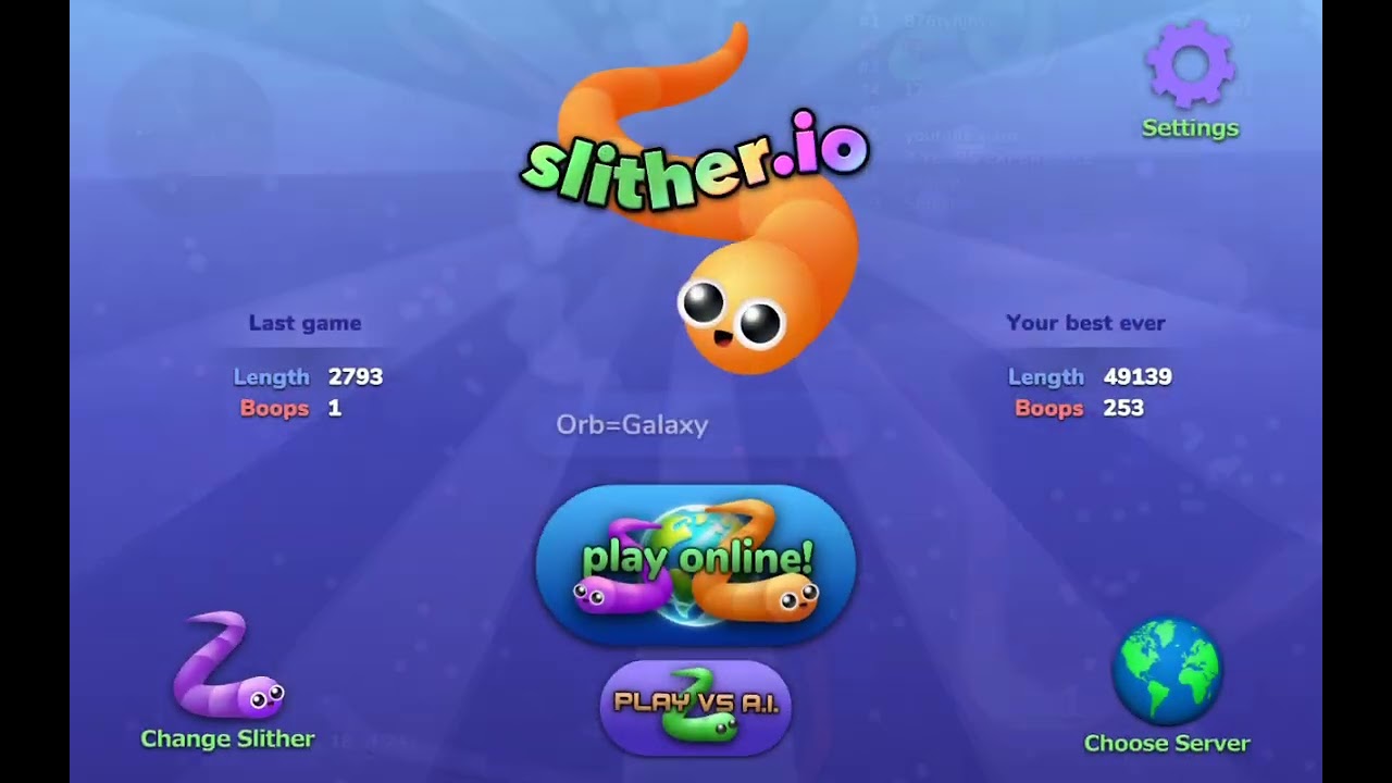 One Of My BEST PLAYS In ONE PLAY In Slither.io 