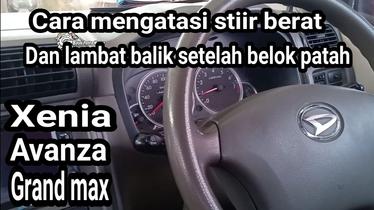 Tutorial spooring mengatasi stiir berat dan lambat saat belok patah Avanza Xenia 