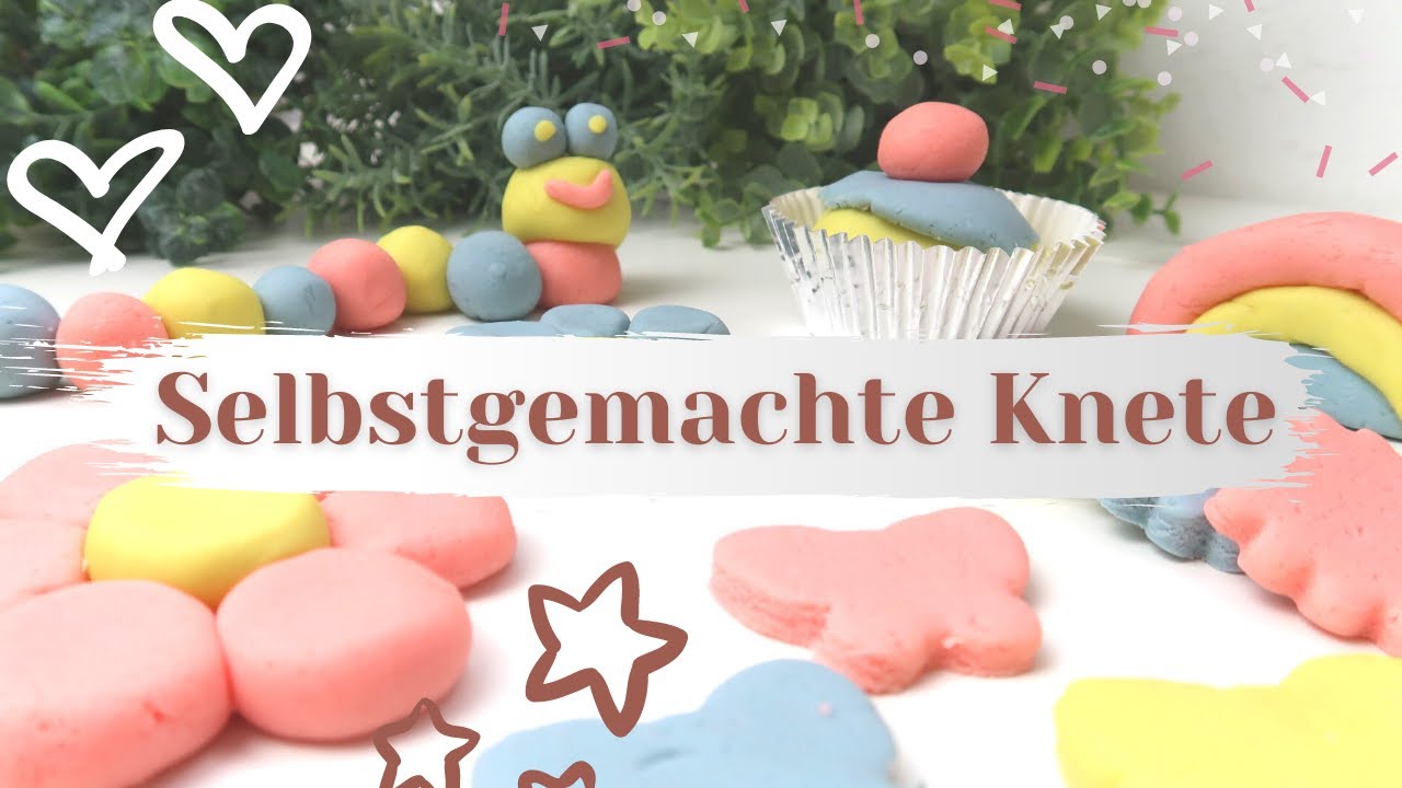 Selbstgemachte Knete ❤ Tolle Eltern-Kind Aktivität ❤  DIY Spielzeug für das ganze Familie! ❤