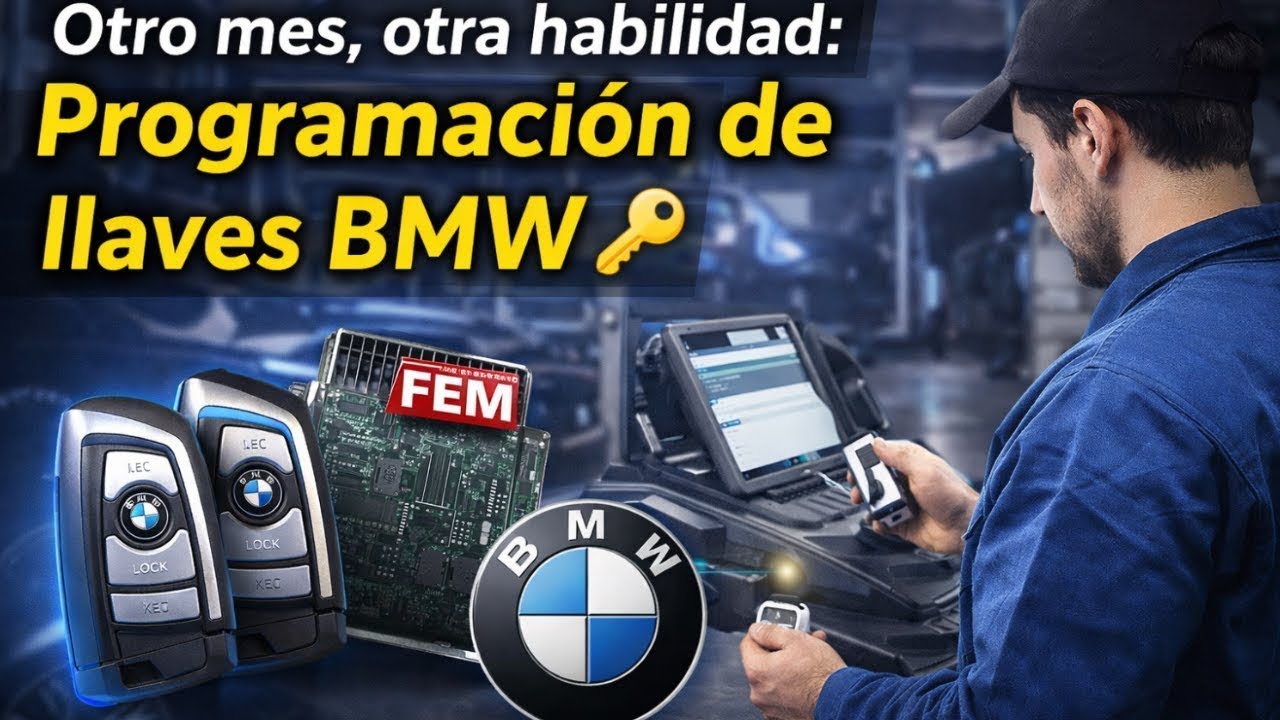 Otro mes otra habilidad  Programación de llaves BMW