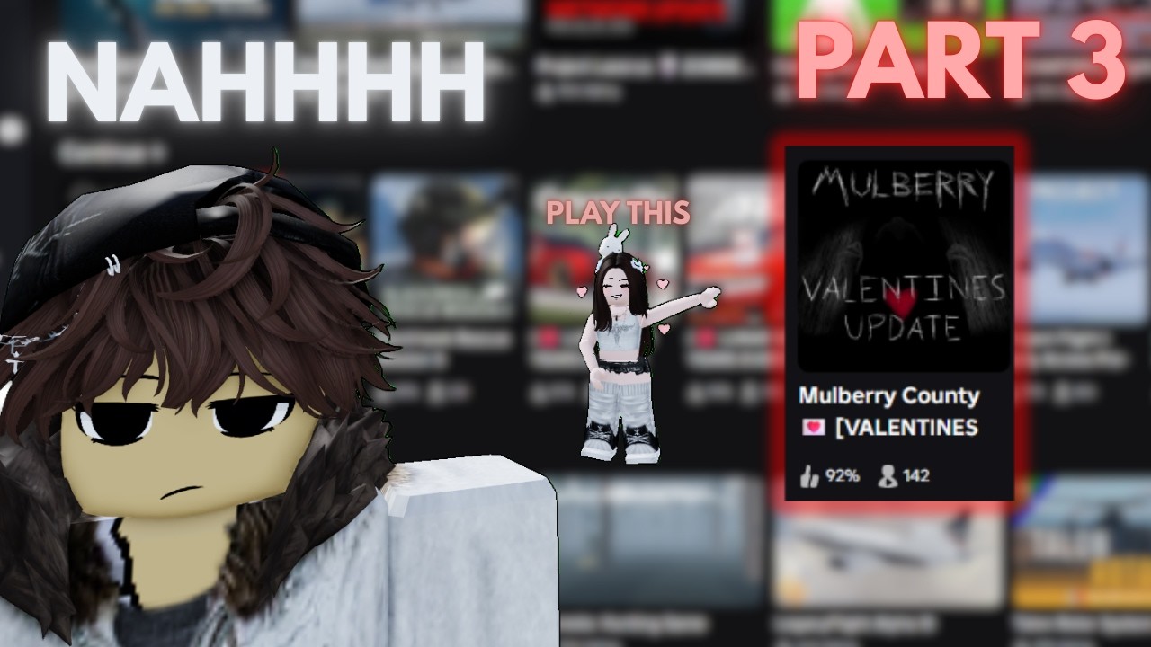 My Girlfriend FORCED Me to Play This Roblox Horror Game! pt. 3