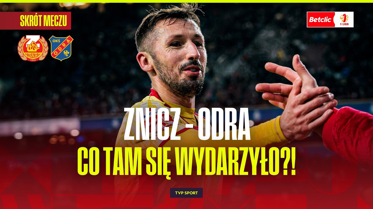 SKR&Oacute;T: ZNICZ PRUSZK&Oacute;W - ODRA OPOLE. MAJEWSKI Z GOLEM... A POTEM POWR&Oacute;T ODRY. BETCLIC 1 LIGA