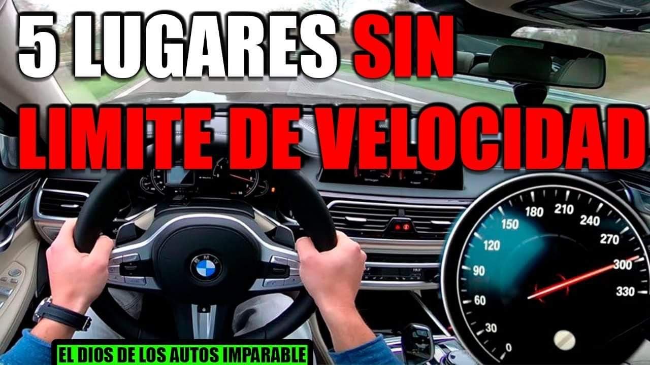 5 CIUDADES SIN LIMITE DE VELOCIDAD