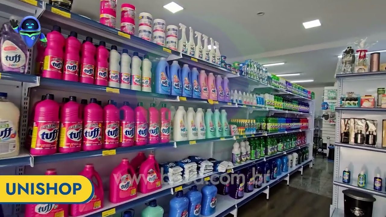 Loja de Produtos de Limpeza na Unishop Santos SP, bairro Boqueirão - bood