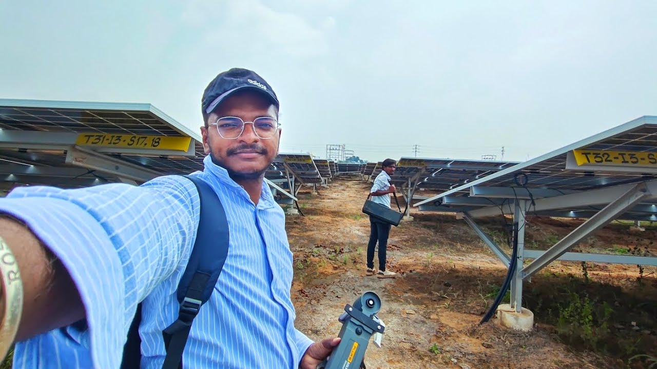 Solar Plant Ela Pani Chesthadhi? 🌞 | Solar Site lo Ground Level Work 🛠️ | #trending #travel #vlog 
