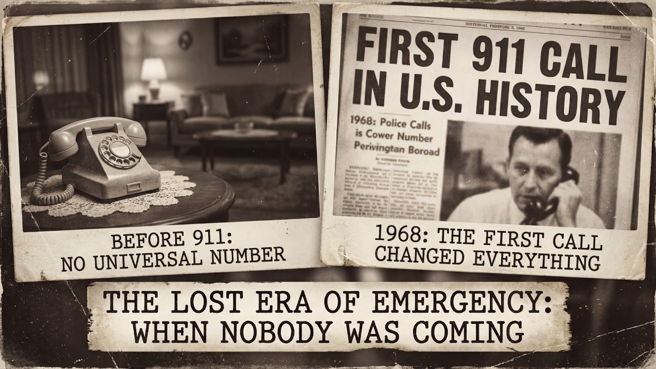 America Had No 911 Until 1968 — What Families Did When Someone Was Dying