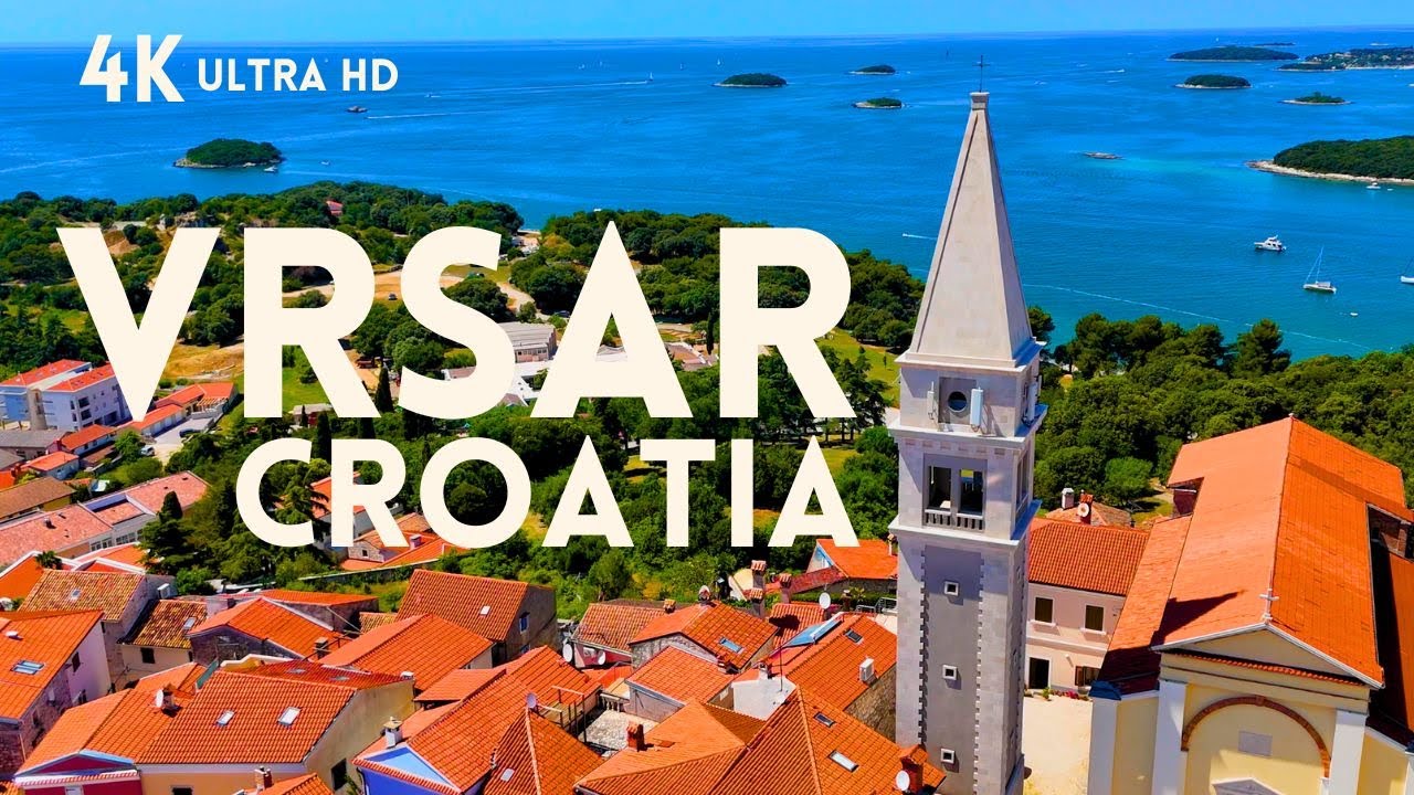 A Day in Vrsar, Croatia: Drone and Ground Adventure | Breathtaking Sights & Sounds, Chorwacja, 4K