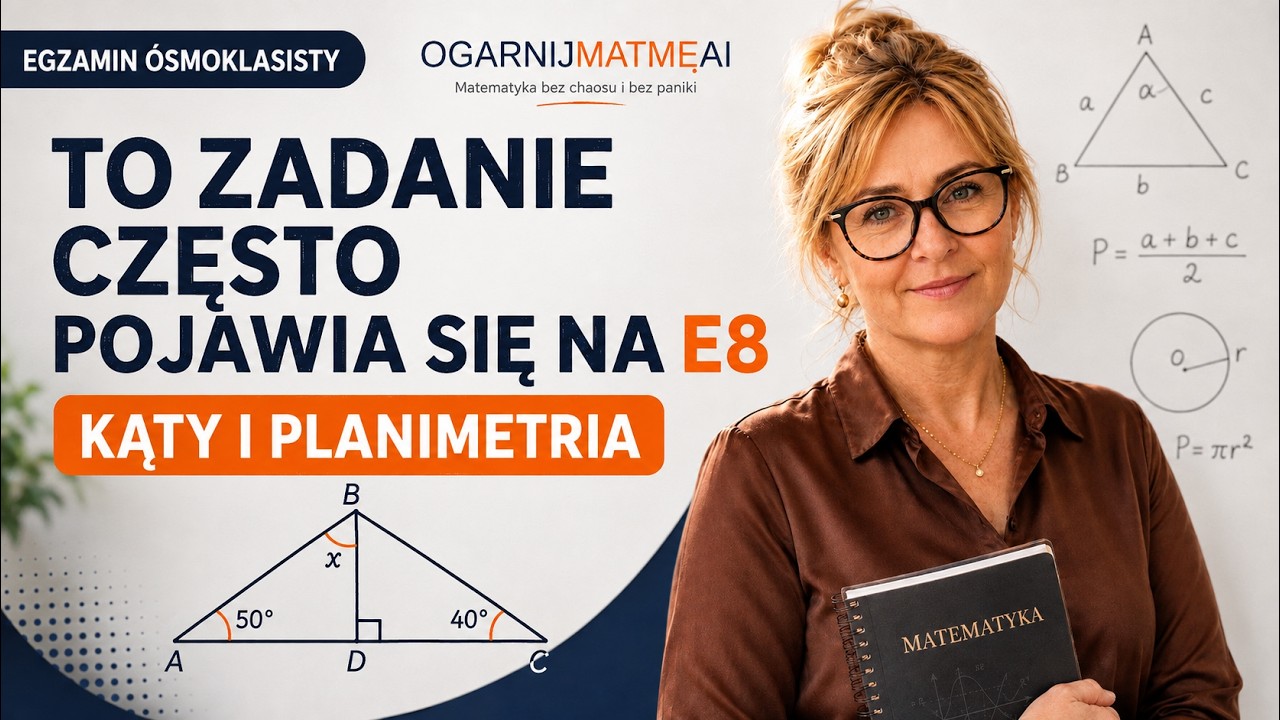 Te zadanie często pojawia się na E8.