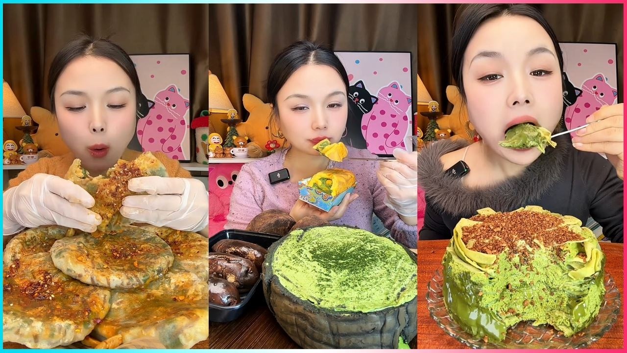 ASMR เสียงกินกรุบกรอบ 먹방 サクサク Crunchy Eating Sounds (No Talking) 🔥 #vlog10