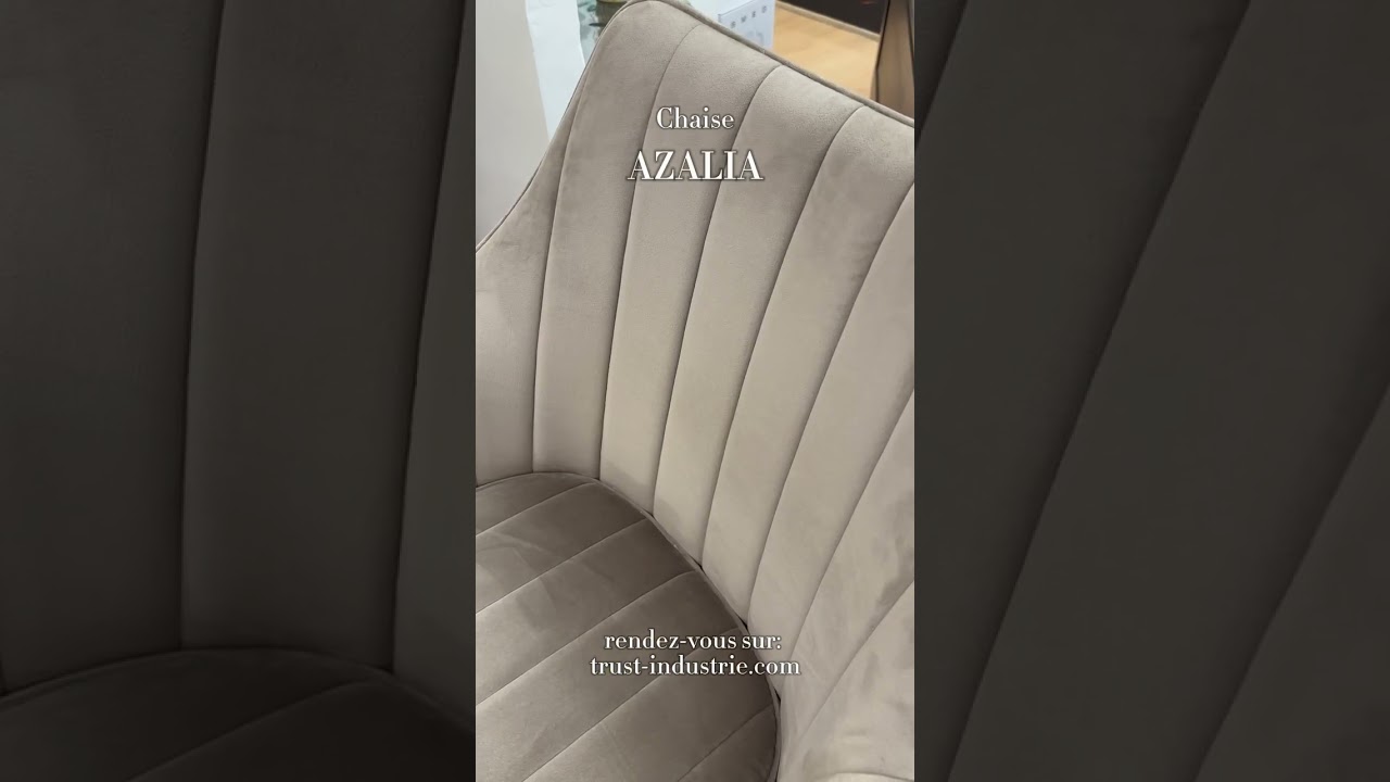 Chaise Azalia &Eacute;l&eacute;gance et Confort pour Votre Int&eacute;rieur ✨#ChaiseDesign #HomeStyle